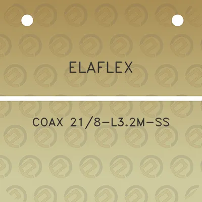 elaflex-coax-218-l32m-ss