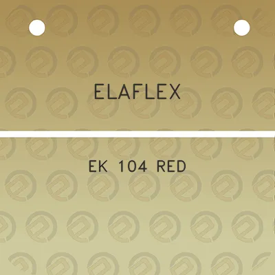 elaflex-ek-104-red