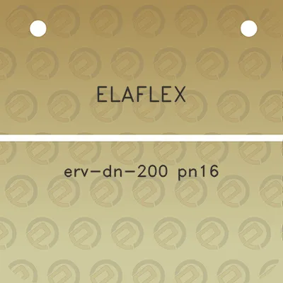 elaflex-erv-dn-200-pn16