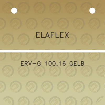 elaflex-erv-g-10016-gelb