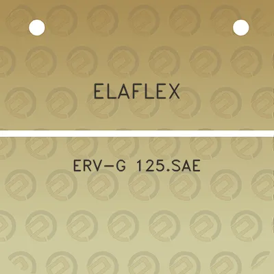 elaflex-erv-g-125sae