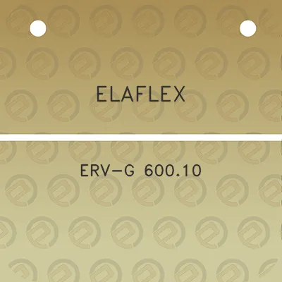 elaflex-erv-g-60010