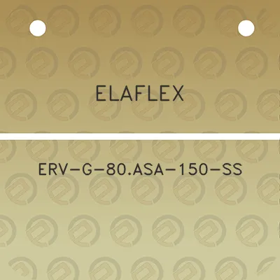 elaflex-erv-g-80asa-150-ss