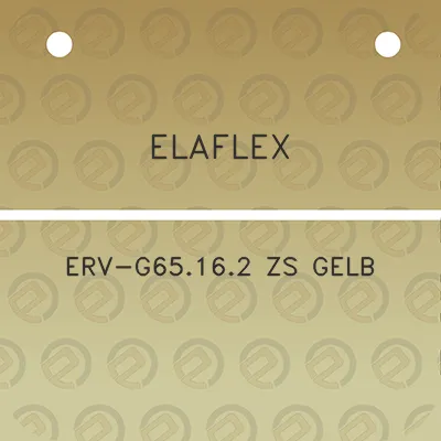 elaflex-erv-g65162-zs-gelb