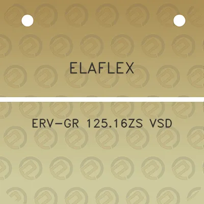 elaflex-erv-gr-12516zs-vsd