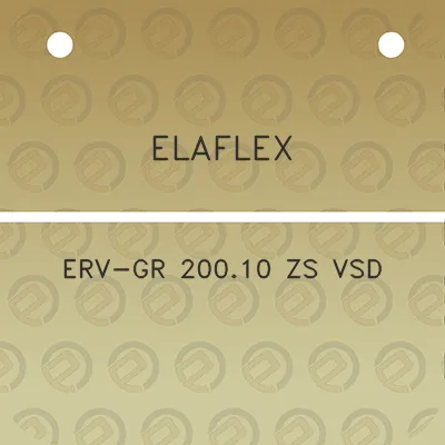 elaflex-erv-gr-20010-zs-vsd