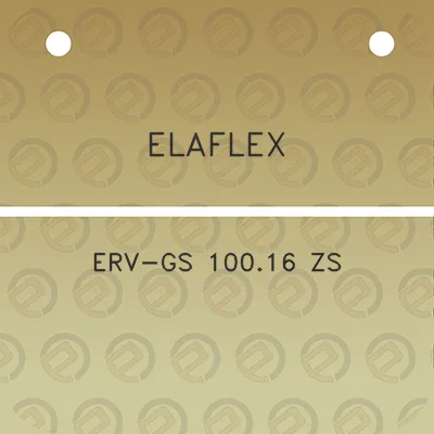 elaflex-erv-gs-10016-zs