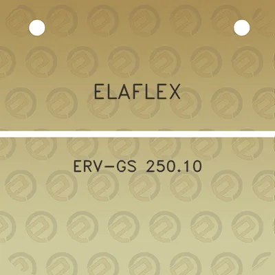 elaflex-erv-gs-25010