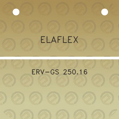 elaflex-erv-gs-25016