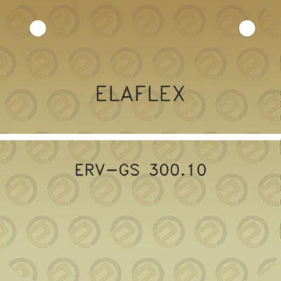 elaflex-erv-gs-30010