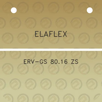 elaflex-erv-gs-8016-zs