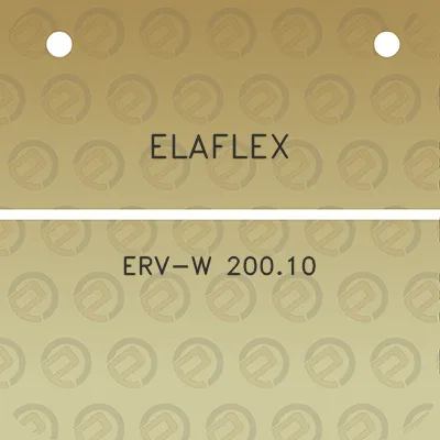 elaflex-erv-w-20010