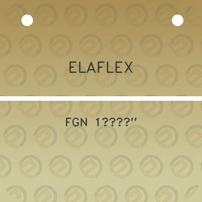 elaflex-fgn-1a12