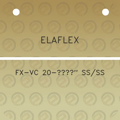 elaflex-fx-vc-20-a34-ssss