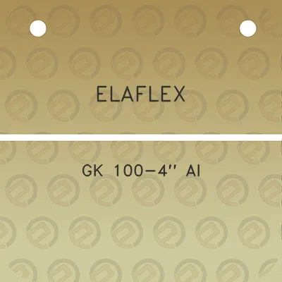 elaflex-gk-100-4-al