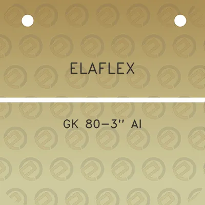 elaflex-gk-80-3-al