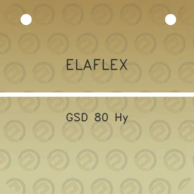 elaflex-gsd-80-hy