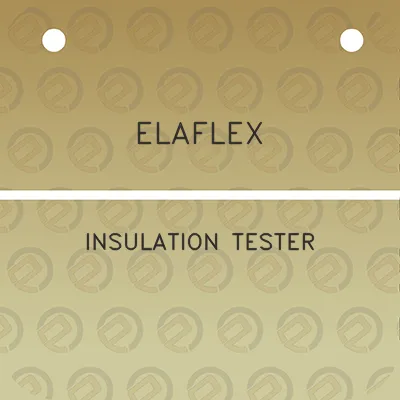 elaflex-insulation-tester