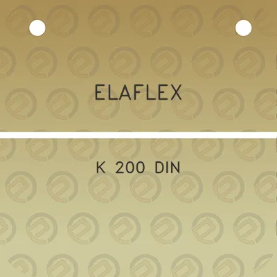 elaflex-k-200-din