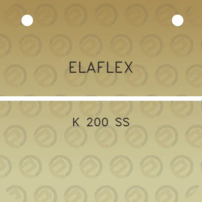 elaflex-k-200-ss