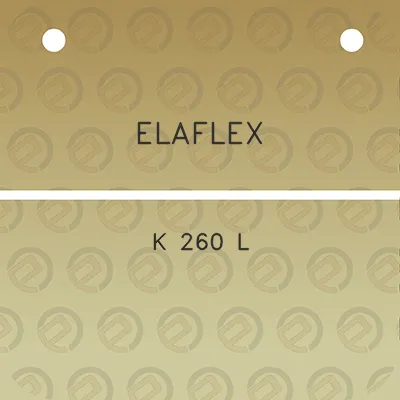 elaflex-k-260-l