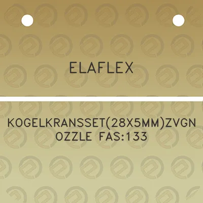 elaflex-kogelkransset28x5mmzvgnozzle-fas133