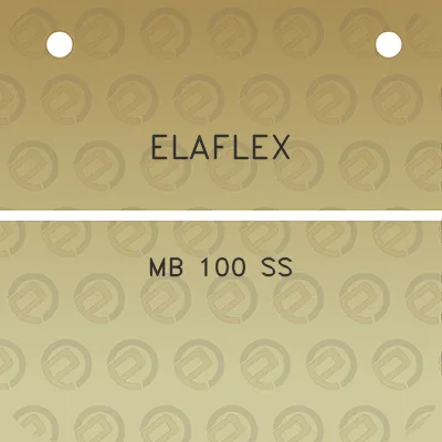 elaflex-mb-100-ss