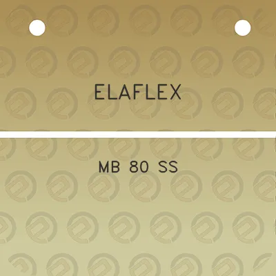 elaflex-mb-80-ss