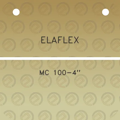 elaflex-mc-100-4