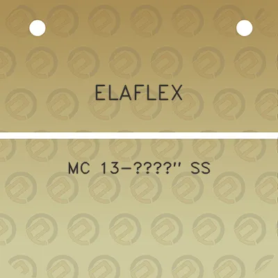 elaflex-mc-13-a12-ss