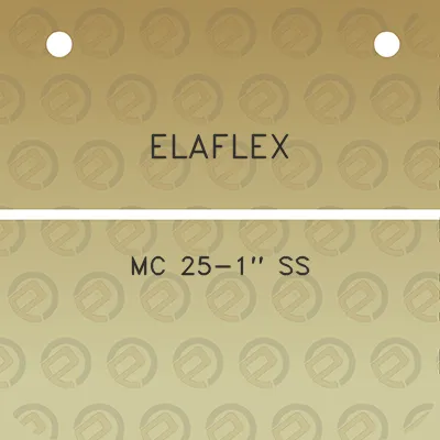 elaflex-mc-25-1-ss