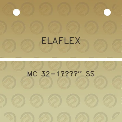 elaflex-mc-32-1a14-ss