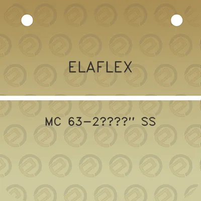 elaflex-mc-63-2a12-ss