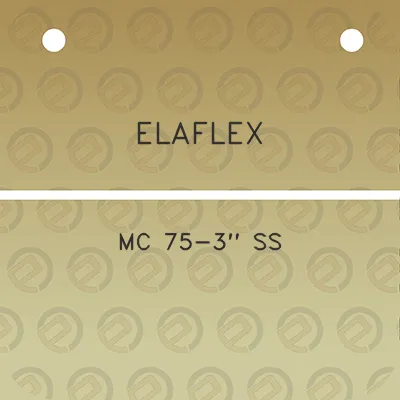 elaflex-mc-75-3-ss