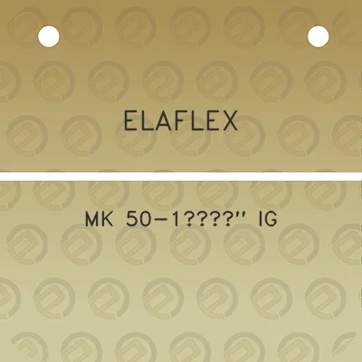 elaflex-mk-50-1a12-ig