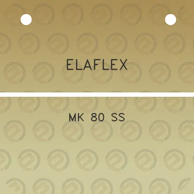 elaflex-mk-80-ss