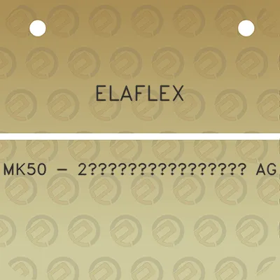 elaflex-mk50-2atmatm-ag