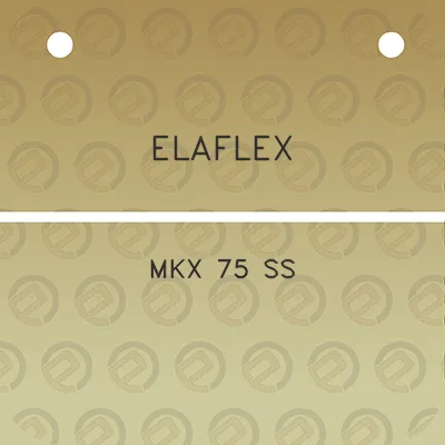 elaflex-mkx-75-ss