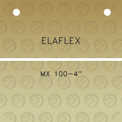 elaflex-mx-100-4