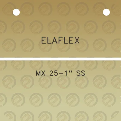 elaflex-mx-25-1-ss