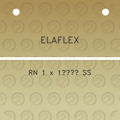 elaflex-rn-1-x-1a14-ss