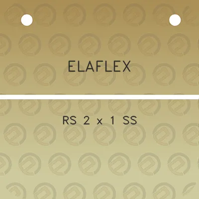 elaflex-rs-2-x-1-ss