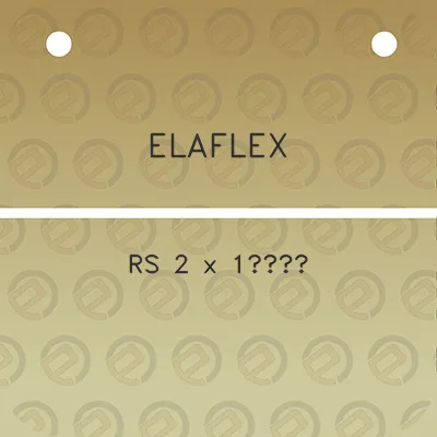 elaflex-rs-2-x-1a12