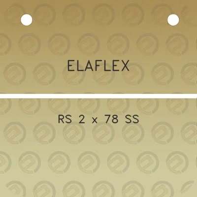 elaflex-rs-2-x-78-ss