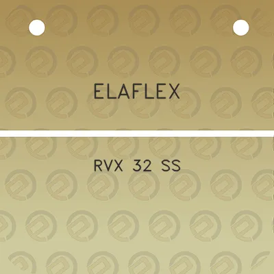 elaflex-rvx-32-ss