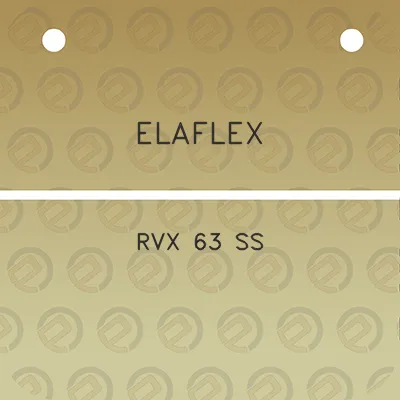 elaflex-rvx-63-ss