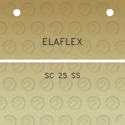 elaflex-sc-25-ss