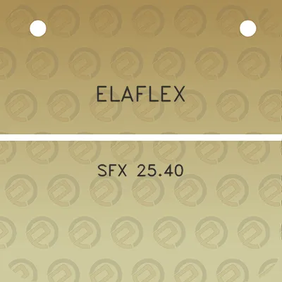 elaflex-sfx-2540