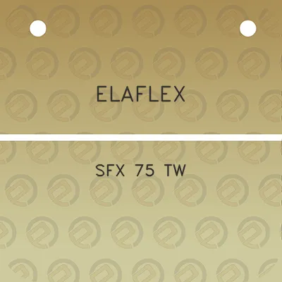 elaflex-sfx-75-tw