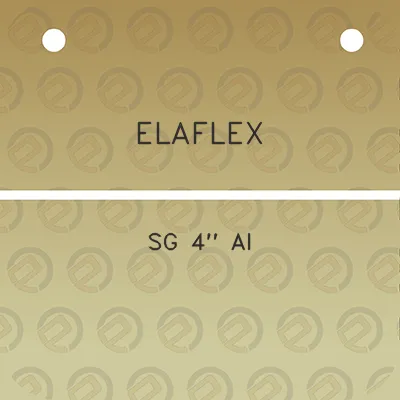 elaflex-sg-4-al